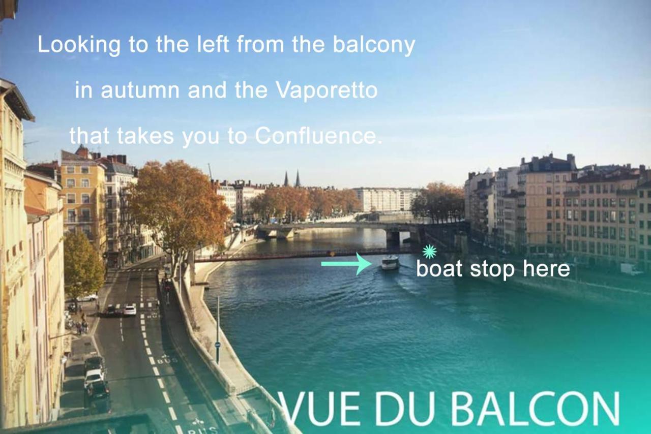 Appartement Haussmannien D'Artiste, Exception, Quai De Saone Balcon+Parking Лион Экстерьер фото
